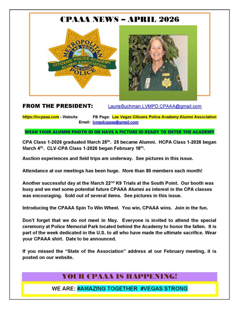 April 2026 Newsletter